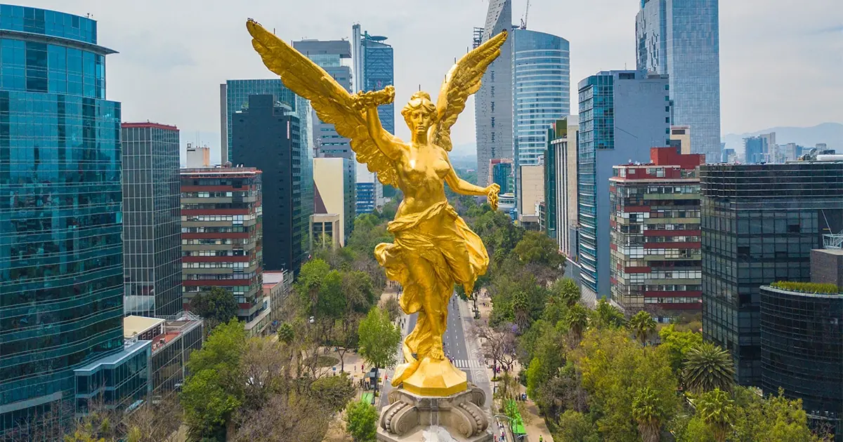 Vista representativa de la Ciudad de México
